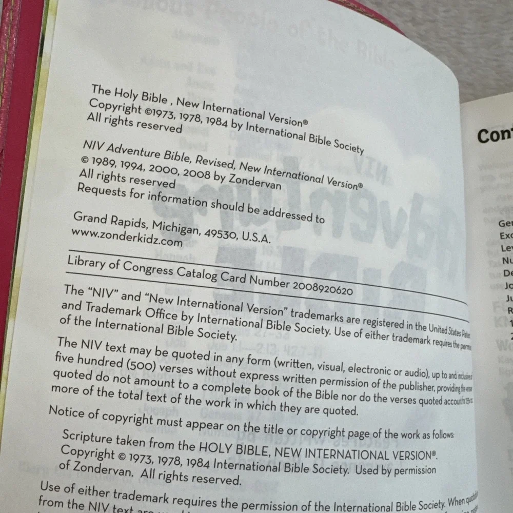N/A adventure bible